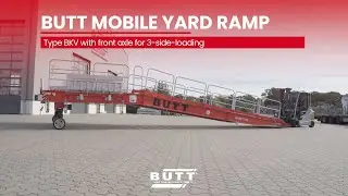 Mobile Front Axle Ramp for three-sided Loading | butt.de
