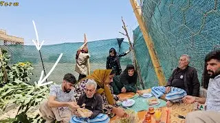 🌾🏡 Rural Life 🌧️💔 Destroyed Garden 🍃💪 Sajjad ❤️ Rahaleh 🍯 Mountain Honey 🤝 Uncle Mahmoud 💚🙏