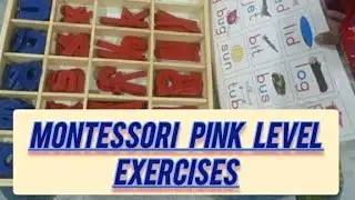 Montessori Pink level exercises #montessoricourse