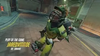 Overwatch: Junkrat QUADRAKILL (POTG)