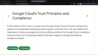Google Cloud's Trust Principles and Compliance | Module 3 | Quiz Answers #googlecloud