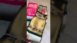 *MEENAKSHI HANDLOOM*🩸Pure  Handloom Kuppadam Tissue Saree @shanvicollections