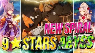 Genshin Impact | KEQING & NOELLE Main New Spiral ABYSS Floor 12 | PERFECT 9 Stars !