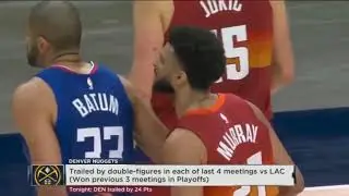 Kawhi Leonard Injury vs Nuggets (12/25/2020)