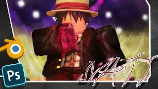 How To Make LUFFY from ONE PIECE | ROBLOX GFX TUTORIAL [READ DESC]