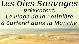 Carteret, plage de la Potinière dans la Manche