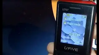 how to turn on flight mode in gfive u707 mobile !! flight mode kaise on kare