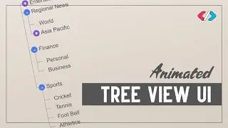 Animated Tree View UI using HTML & pure CSS | HTML தமிழில்
