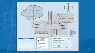 Using Construction Diagrams to Locate Job Sites and System Parts