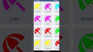 Lazy Horizontal Grid Jetpack Compose