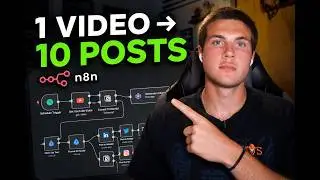 How I Turned 1 YouTube Video Into a Week of Content — Automatically