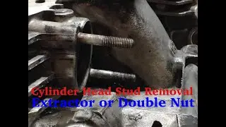 Honda VF750F - Removing Cylinder Head Studs - The Easy Way - Part 14