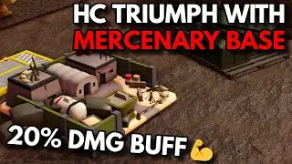 HC TRIUMPH WITH NEW MERCENARY BASE TOWER | ROBLOX Tower Defense Simulator