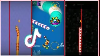 Tiktok viral Cacing Worms Zone io ( Tik Tok Worms Zone io Gameplay )🐍