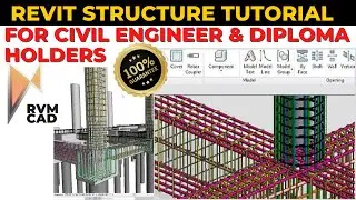 REVIT STRUCTURE Tutorial | Structure & Building Design for Civil Engineers & Civil Diploma Holders