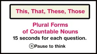 Countable Nouns Quiz | English Grammar Quiz #quiz #englishquiz #grammartest #englishtest #quizzes