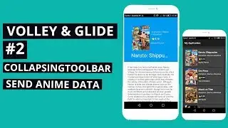 Volley & Glide Tutorial #2: Send Data and show details in collapasing toolbar