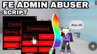 [ OP ] Roblox Fe Admin Abuser Commands Script Free Admin |Hydrogen,Fluxus,Delta,Arceus x Mobile