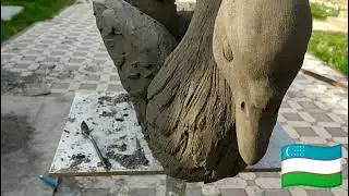 Как сделать цветочки виде лебедя из арт бетона своими руками.
