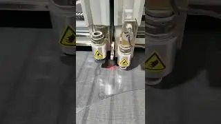 Plastic pvc cutting by cnc oscillating knife cutting machine