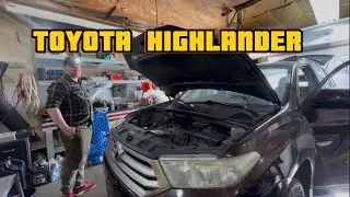 First start of Toyota after repair.