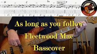 Fleetwood Mac - As long as you follow. Bass Cover Tabs Score (standard notation) Chords