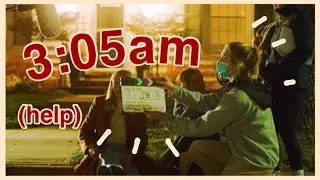pulling an all nighter... to make a MOVIE!! travel vlog + behind the scenes