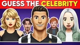 Guess Celebrities By Emojis Challenge 🤔🌟 (2024)