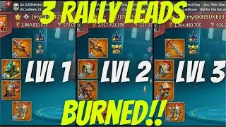 Lords Mobile - Burning 3 Rally Leads, Each One Stronger than the Other!!!