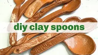 How to make simple ceramic spoons