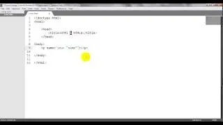 5. HTML & HTML5  Learn about HTML elements, attributes and comment