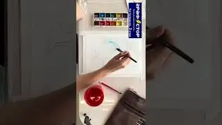 Мастер-класс по рисованию акварелью от Айгуль Салиховой #гусь