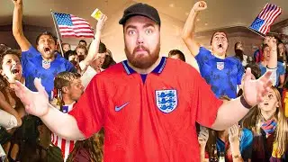 I Watched England’s WORLD CUP Game in an AMERICAN Bar