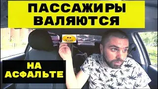 ПАССАЖИРЫ ВАЛЯЮТСЯ НА АСФАЛЬТЕ