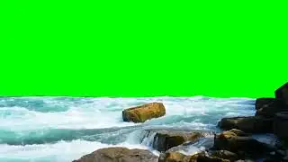River waterfall green screen effect video|River HD green screen #ranacomenti