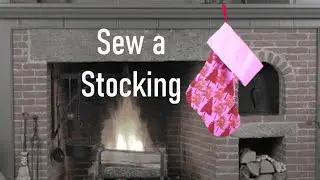 Free Holiday Stocking Sewing Pattern