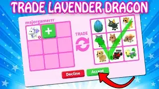 WHAT PEOPLE TRADE FOR LAVENDER DRAGON IN ADOPT ME 🐲 Roblox Adopt Me Trading