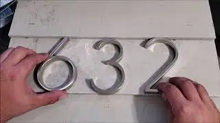 home house address floating number installation EASY UPGRADE DIY do it yourself how to