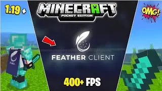 minecraft feather client | 400+ fps and 1.19+ version | use feather client to get 400+ fps!! 🤯