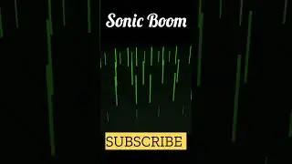 The Science Behind Sonic Booms #sonicboom #shorts