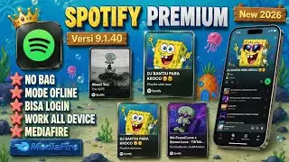 Spotify Mod APK 9.1.40 Premium Gratis 2026 🔥 No Password, Work All Device!