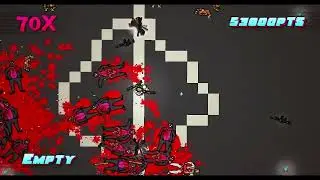 playing my old level in hotline miami 2 with gamepad