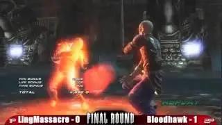 Final Round XIV 2011 Tekken 6 Top 16 LingMassacre vs  Bloodhawk