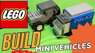 #Lego mini jeep and police van instructionns