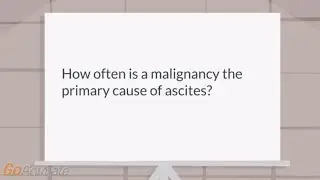 How often is ascites caused by cancer?