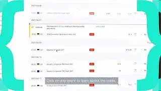 EVEST -  Economic calender