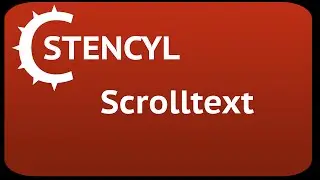 Stencyl Scrolltext
