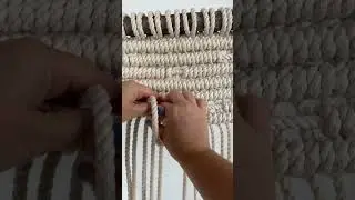 Macramé Wall Hanging Process 