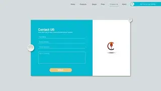 Website Contact us page | UI/UX Design tutorial | Adobe Illustrator CC | UI UX /App Design | #03