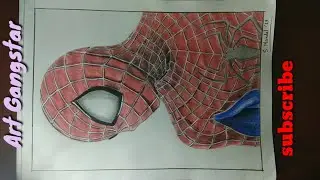 Amazing Spiderman 2 ~ Colored pencil drawing || speed drawing..